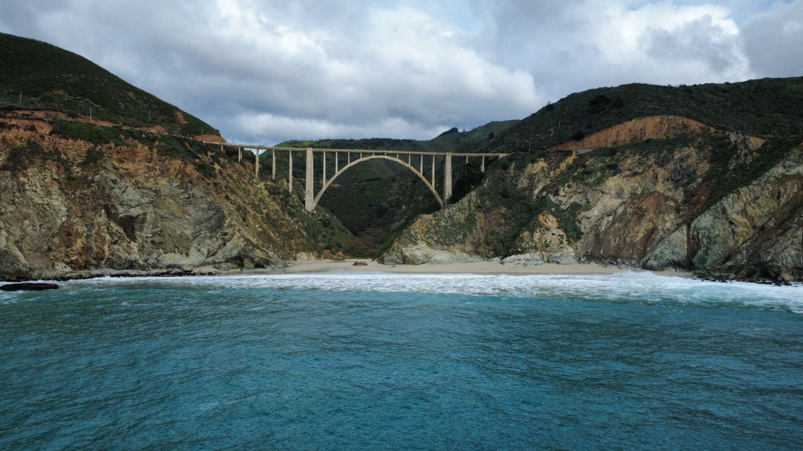 Bixby Bridge along Big Sur coastline