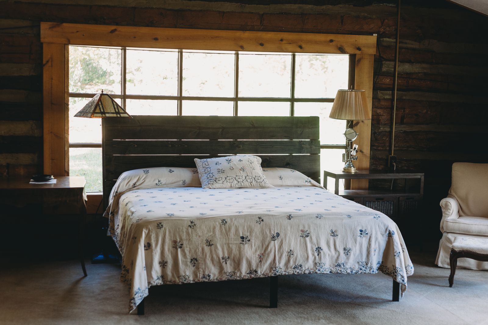 King Room — king bed in warm interior